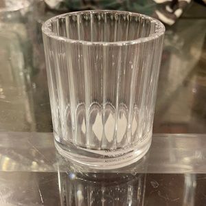 Restoration Hardware Heavy Deeo Edge Design Whisky Glass